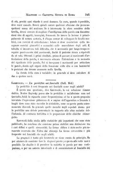 Gazzetta medica Malpighi