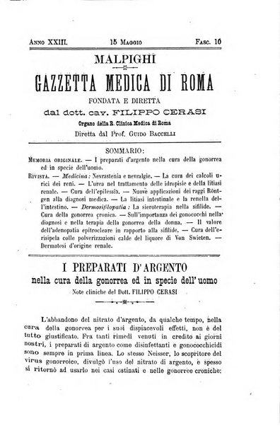 Gazzetta medica Malpighi