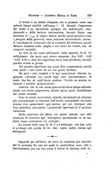 Gazzetta medica Malpighi