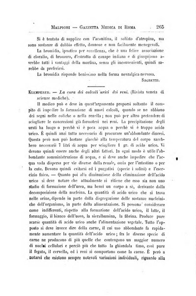 Gazzetta medica Malpighi