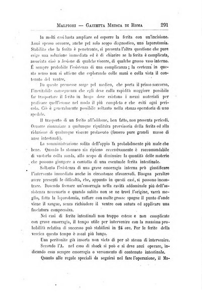 Gazzetta medica Malpighi