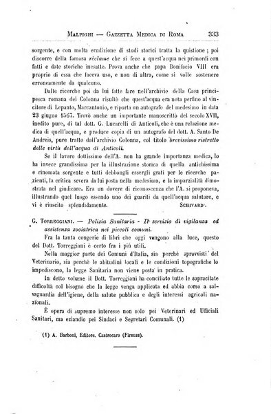 Gazzetta medica Malpighi