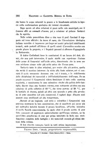 Gazzetta medica Malpighi