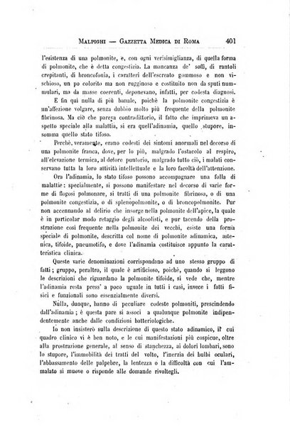 Gazzetta medica Malpighi