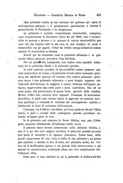 Gazzetta medica Malpighi