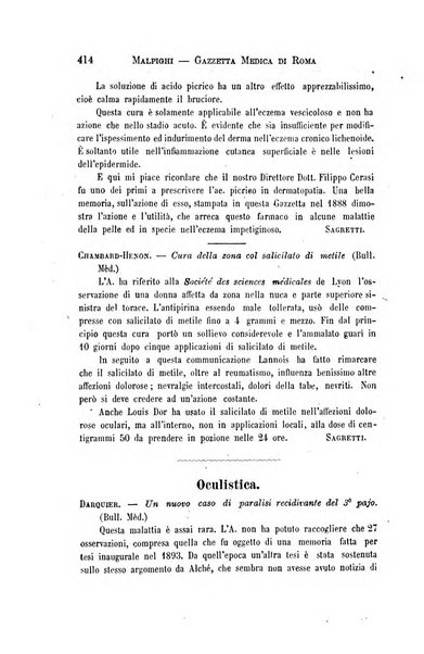 Gazzetta medica Malpighi