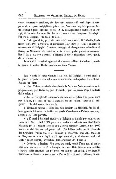 Gazzetta medica Malpighi