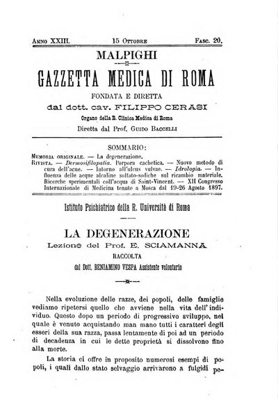 Gazzetta medica Malpighi