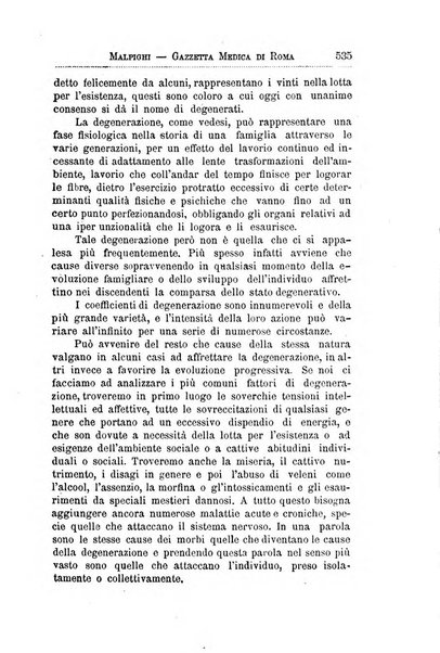 Gazzetta medica Malpighi