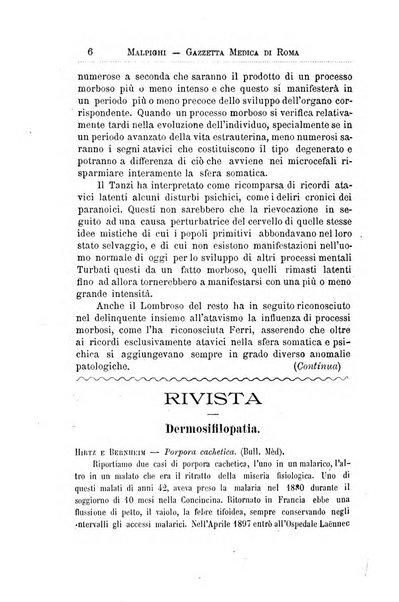 Gazzetta medica Malpighi