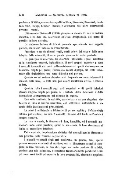 Gazzetta medica Malpighi