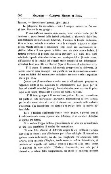 Gazzetta medica Malpighi