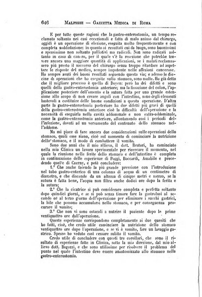 Gazzetta medica Malpighi