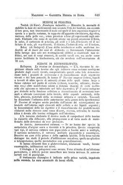 Gazzetta medica Malpighi