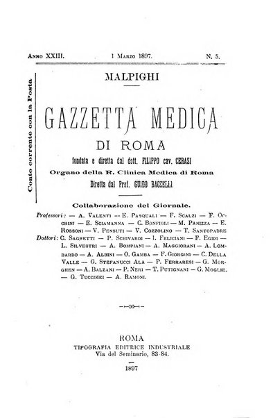 Gazzetta medica Malpighi