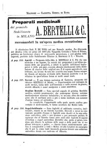 Gazzetta medica Malpighi