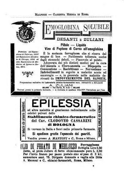 Gazzetta medica Malpighi