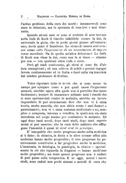 Gazzetta medica Malpighi