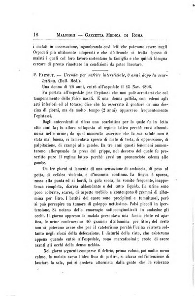 Gazzetta medica Malpighi