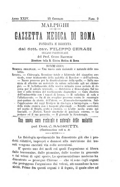 Gazzetta medica Malpighi