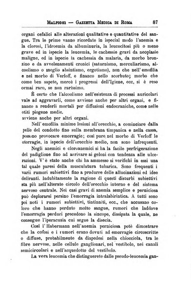 Gazzetta medica Malpighi