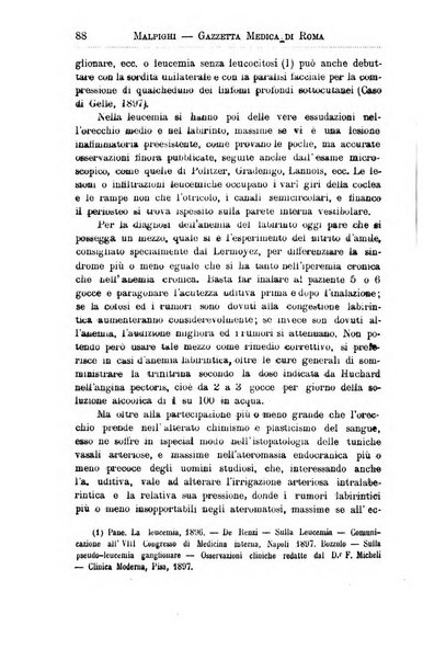 Gazzetta medica Malpighi