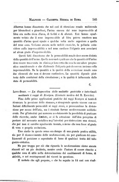 Gazzetta medica Malpighi