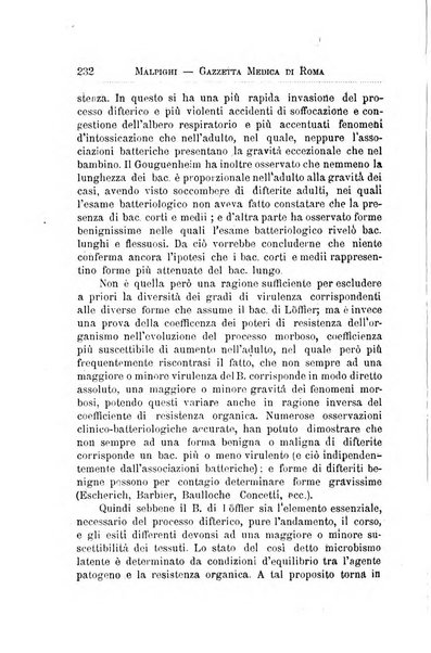 Gazzetta medica Malpighi