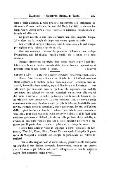 Gazzetta medica Malpighi