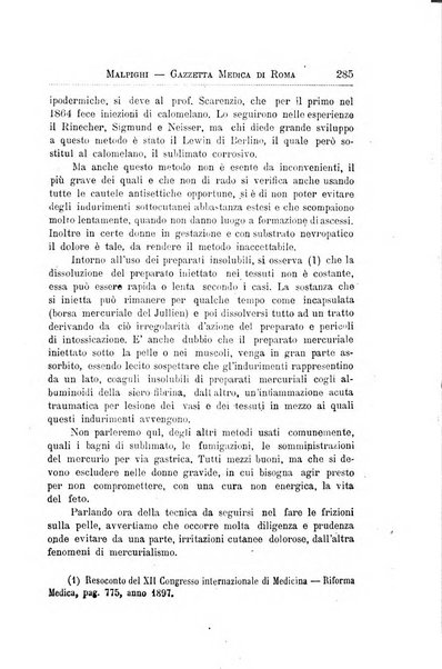 Gazzetta medica Malpighi