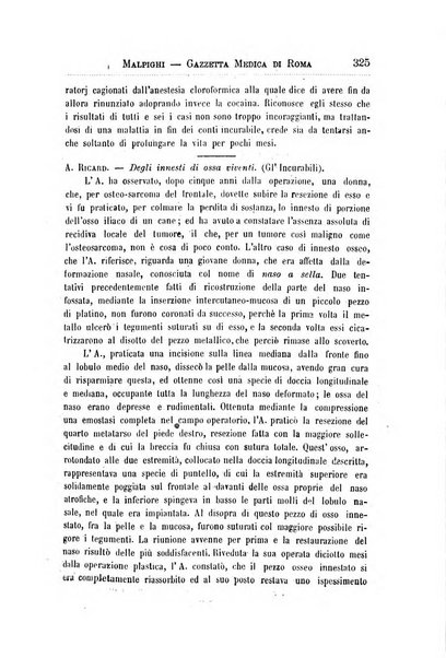 Gazzetta medica Malpighi