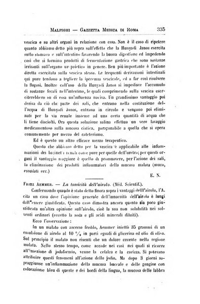 Gazzetta medica Malpighi