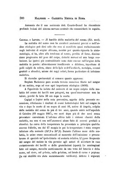 Gazzetta medica Malpighi