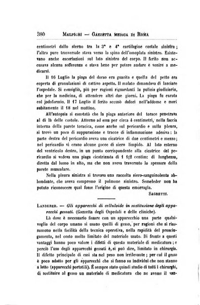 Gazzetta medica Malpighi