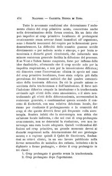 Gazzetta medica Malpighi