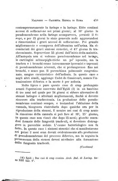 Gazzetta medica Malpighi