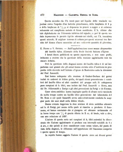 Gazzetta medica Malpighi