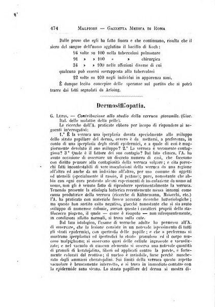 Gazzetta medica Malpighi