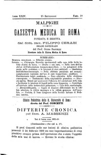 Gazzetta medica Malpighi