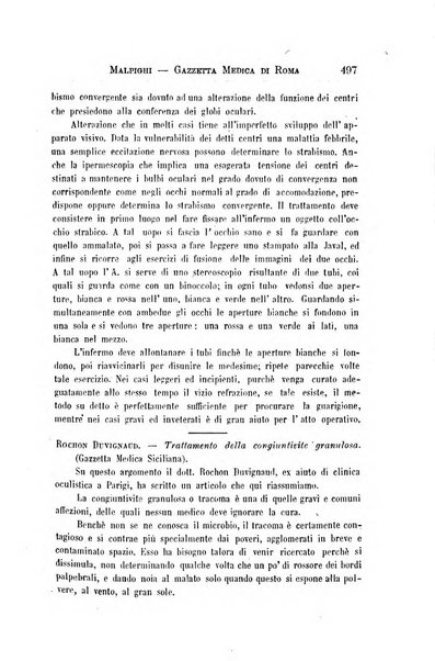 Gazzetta medica Malpighi