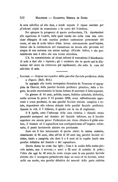 Gazzetta medica Malpighi