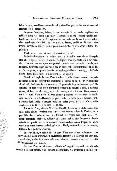 Gazzetta medica Malpighi