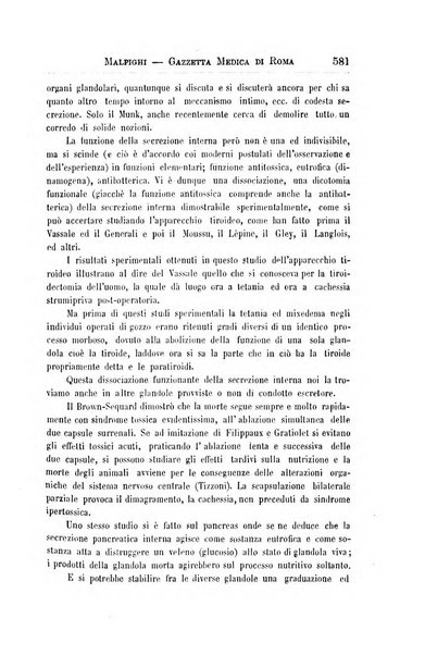 Gazzetta medica Malpighi