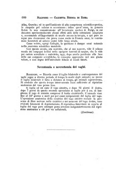 Gazzetta medica Malpighi