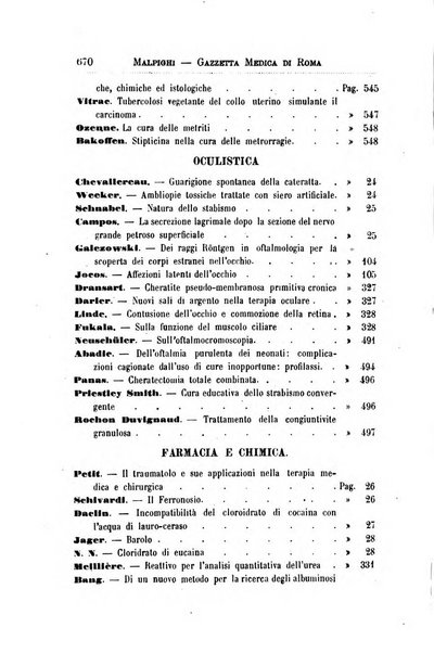 Gazzetta medica Malpighi