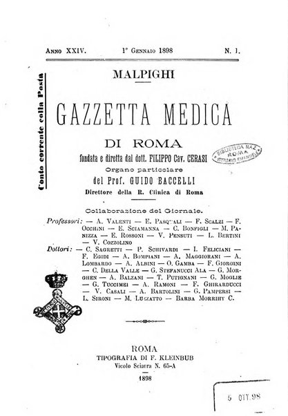 Gazzetta medica Malpighi