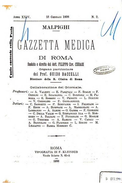 Gazzetta medica Malpighi