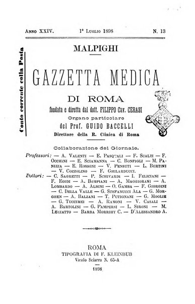 Gazzetta medica Malpighi