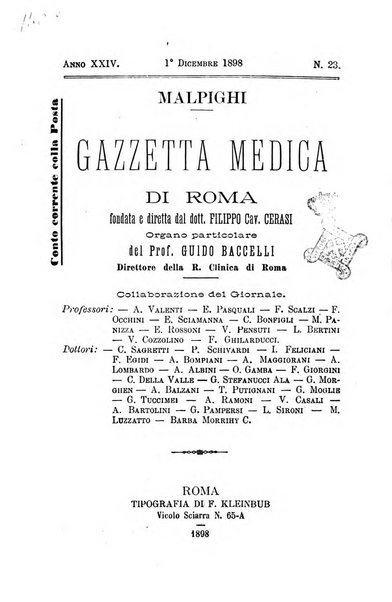 Gazzetta medica Malpighi