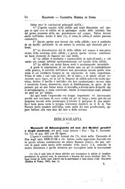 Gazzetta medica Malpighi